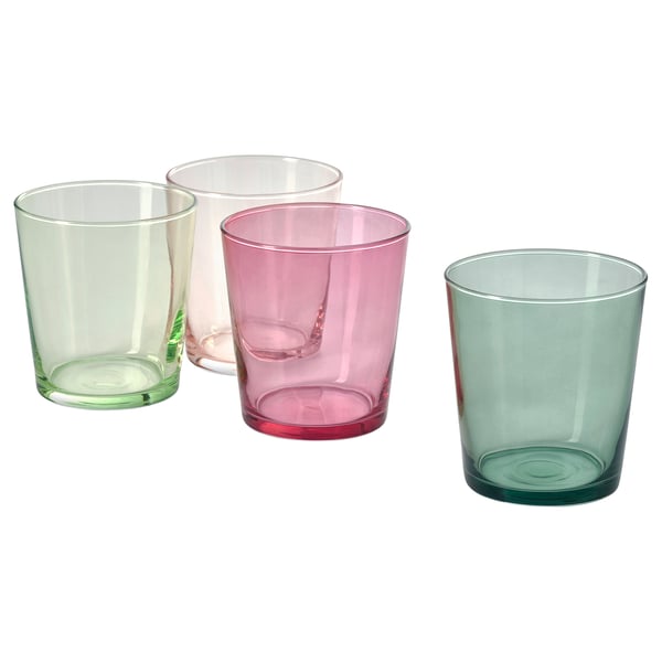 PAPPERSBJÖRK Vaso, colores variados, 30 cl