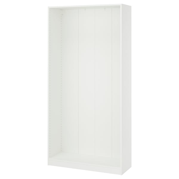 PAX Estructura de almacenaje de pared, blanco, 100x35x201 cm