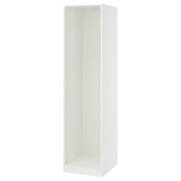 PAX Estructura de almacenaje de pared, blanco, 50x58x201 cm