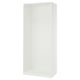 PAX Estructura de almacenaje de pared, blanco, 100x58x236 cm