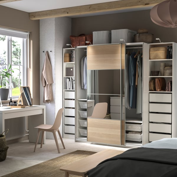 PAX / MEHAMN/AULI Clóset con puertas correderas