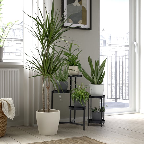 PERSILLADE Maceta, beige claro, 19 cm