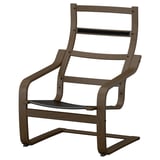 POÄNG Estructura de sillón, efecto nogal