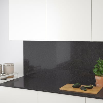 RÅHULT Panel de pared, carbón acabado mineral/cuarzo, 1 m²x1.2 cm