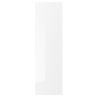 RINGHULT Puerta, alto brillo blanco, 31x102 cm