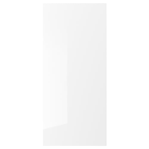 RINGHULT Puerta, alto brillo blanco, 46x102 cm