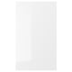RINGHULT Puerta, alto brillo blanco, 46x76 cm