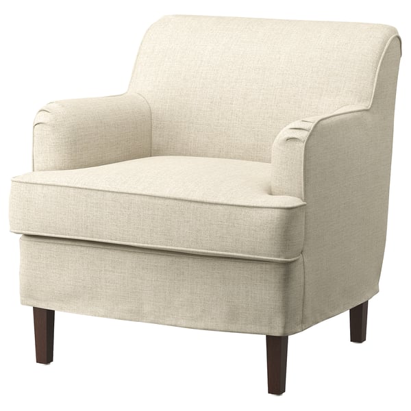 ROCKSJÖN Funda para sillón, Kilanda beige claro