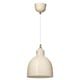 RÖDFLIK Lámpara de techo, beige claro