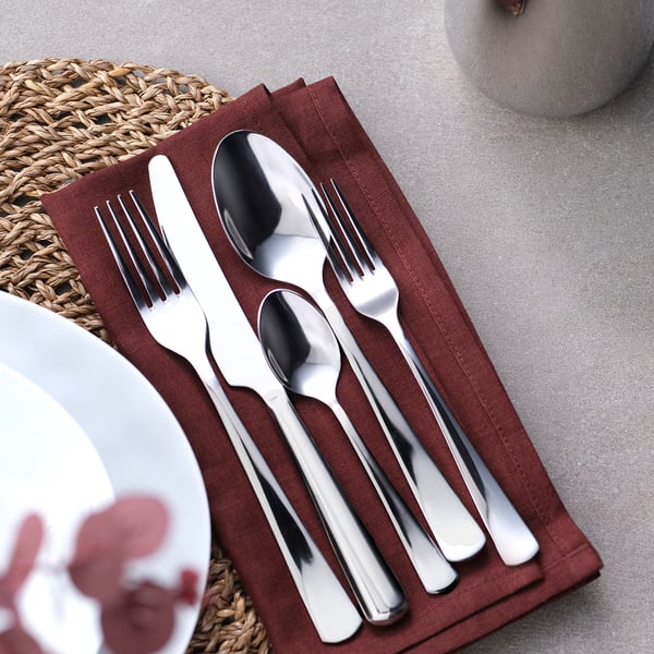 SEDLIG Cubiertos, 20 piezas, ac inox