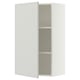 SEKTION Gabin pared 1 puerta c/ estantes, blanco/Aspudden gris claro, 61x37x102 cm