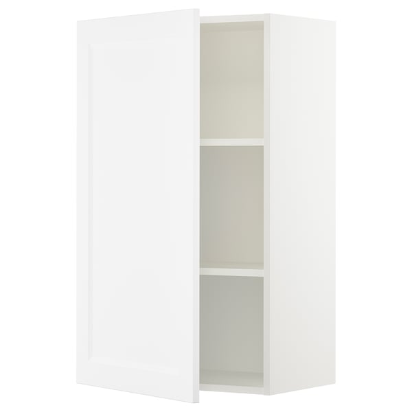 SEKTION Gabin pared 1 puerta c/ estantes, blanco/Axstad blanco mate, 61x37x102 cm