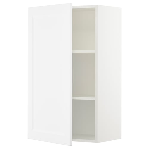 SEKTION Gabin pared 1 puerta c/ estantes, blanco/Axstad blanco mate, 61x37x102 cm