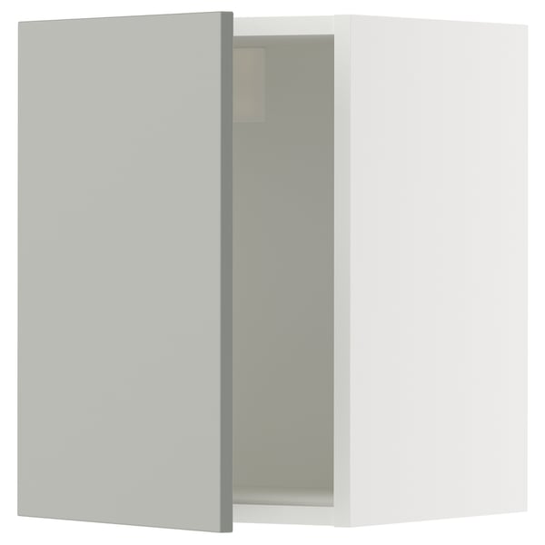 SEKTION Gabin pared 1 puerta c/ estantes, blanco/Havstorp gris claro, 38x37x51 cm