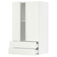 SEKTION Gabin pared 2 puertas 2 cajones, blanco/Vallstena blanco, 61x37x102 cm