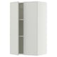 SEKTION Gabin pared 2 puertas c/ estantes, blanco/Aspudden gris claro, 61x37x102 cm