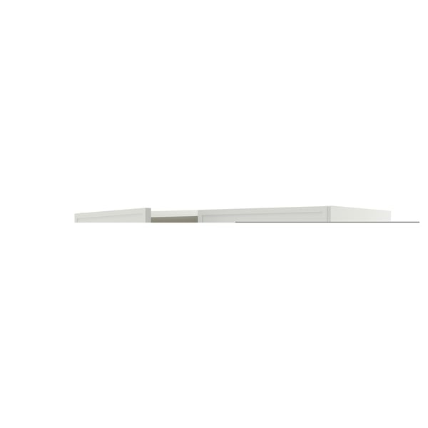 SEKTION Gabin pared 2 puertas c/ estantes, blanco/Aspudden gris claro, 91x37x76 cm
