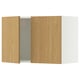 SEKTION Gabin pared 2 puertas c/ estantes, blanco/Sinarp chapa roble, 76x37x51 cm