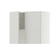 SEKTION Gabin pared 2 puertas p/ campana, blanco/Aspudden gris claro, 76x37x76 cm