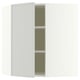 SEKTION Gabin pared esquina 1 puerta c/ests, blanco/Aspudden gris claro, 66x37x76 cm