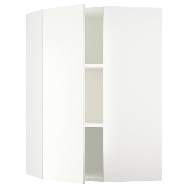 SEKTION Gabin pared esquina 1 puerta c/ests, blanco/Vallstena blanco, 66x37x102 cm