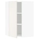 SEKTION Gabin pared esquina 1 puerta c/ests, blanco/Veddinge blanco, 66x37x102 cm