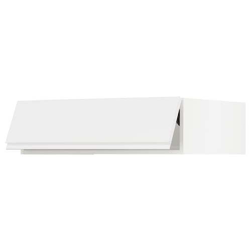 SEKTION Gabin sup p/refrigerador, blanco/Voxtorp blanco mate, 91x61x25 cm