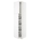 SEKTION Gabinete alto 2 puertas c/canasta, blanco/Axstad blanco mate, 61x61x229 cm