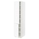 SEKTION Gabinete alto 2 puertas c/estantes, blanco Enköping/blanco efecto madera, 46x61x203 cm