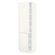 SEKTION Gabinete alto 2 puertas c/estantes, blanco/Veddinge blanco, 61x61x203 cm