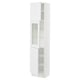 SEKTION Gabinete alto 3 puertas, blanco/Axstad blanco mate, 46x37x203 cm