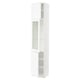 SEKTION Gabinete alto 3 puertas, blanco Enköping/blanco efecto madera, 46x37x229 cm