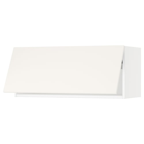 SEKTION Gabinete de pared horizontal, blanco/Veddinge blanco, 91x37x38 cm