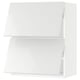 SEKTION Gabinete pared 2 puertas horizontal, blanco/Ringhult blanco, 61x37x76 cm