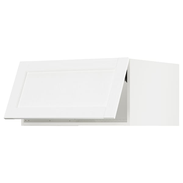 SEKTION Gabinete superior p/refrigerador, blanco Enköping/blanco efecto madera, 76x61x38 cm