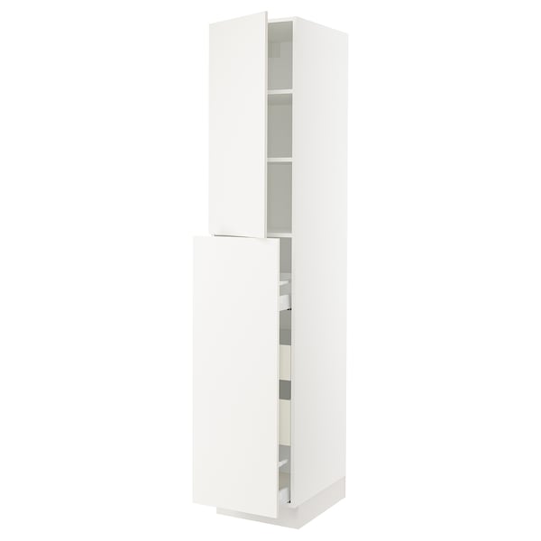SEKTION / MAXIMERA Gabin alt extb 2 prtas 4 cjnes+ests, blanco/Veddinge blanco, 46x61x229 cm