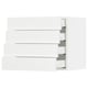 SEKTION / MAXIMERA Gabinete de pared 4 cajones, blanco Enköping/blanco efecto madera, 61x37x51 cm