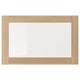 SINDVIK Puerta de vidrio, efecto roble tinte blanco/vidrio incoloro, 60x38 cm