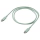SITTBRUNN USB-C a USB-C, Verde claro, 1.0 m