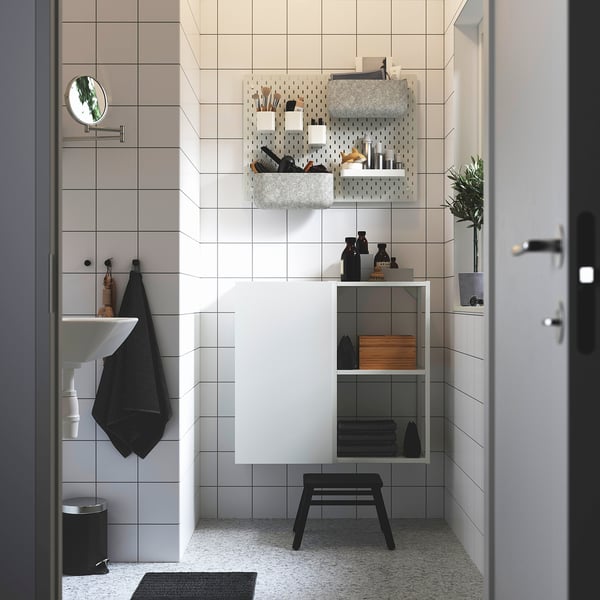 SKÅDIS Canasta para almacenaje, gris