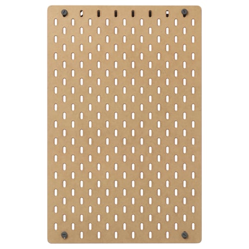 SKÅDIS Tablero perforado, madera, 36x56 cm