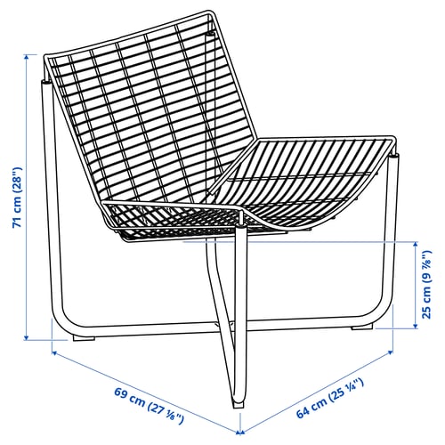 SKÅLBODA Sillón, blanco
