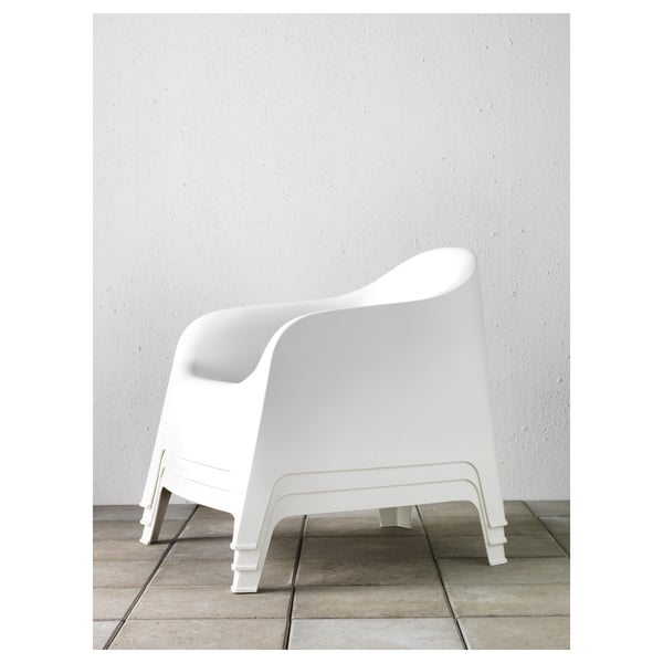 SKARPÖ Sillón para ext, blanco