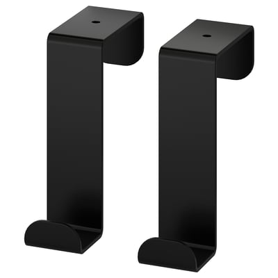 SKOGSVIKEN Gancho para puerta, negro