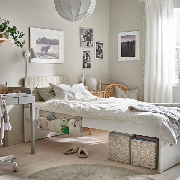 SLÄKT Caja, beige, 55x33x33 cm