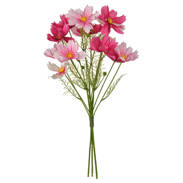 SMYCKA Ramo artificial, int/ext/cosmos rosa, 50 cm