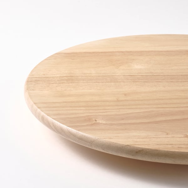 SNUDDA Bandeja con plato giratorio, hevea, 39 cm
