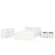 SONGESAND Muebles para recámara, 3 piezas, blanco, Queen