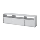 SPIKSMED Mueble de TV, gris claro, 155x32x44 cm