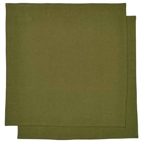 STOCKHOLM 2025 Servilleta, verde oscuro, 50x50 cm
